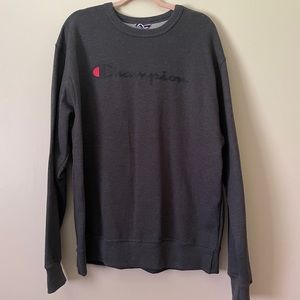 champion gray sweater